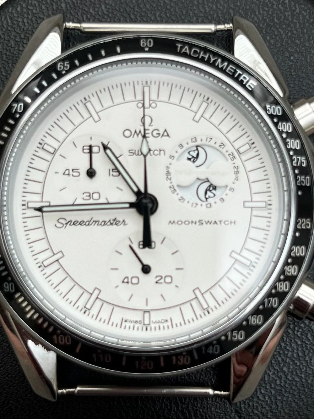 Chronograph Metal Case Mod - Moonphase